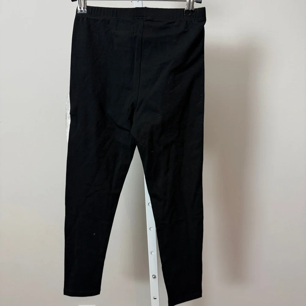 Cat & Jack Black Leggings with Logo Patch size XL new with‎ tags